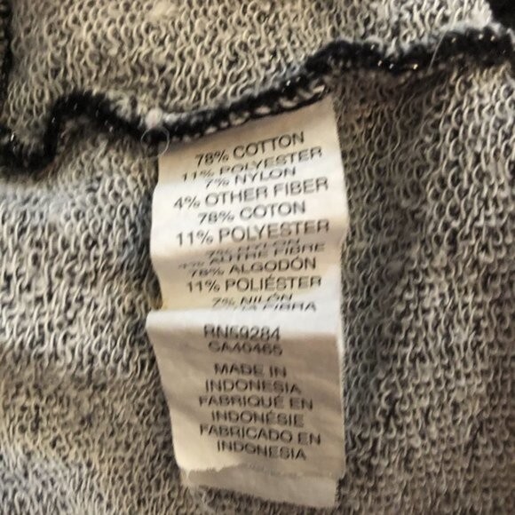 The Children’s Place Girls Size 2t Black Glitter Sweat Pants - Picture 3 of 4